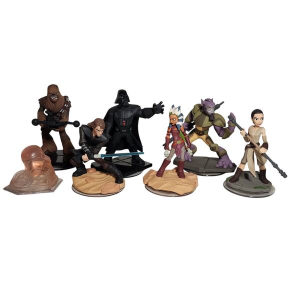 Star Wars Disney Infinity 3.0 Lot Of 7 Pre-owned - Picture 1 of 6